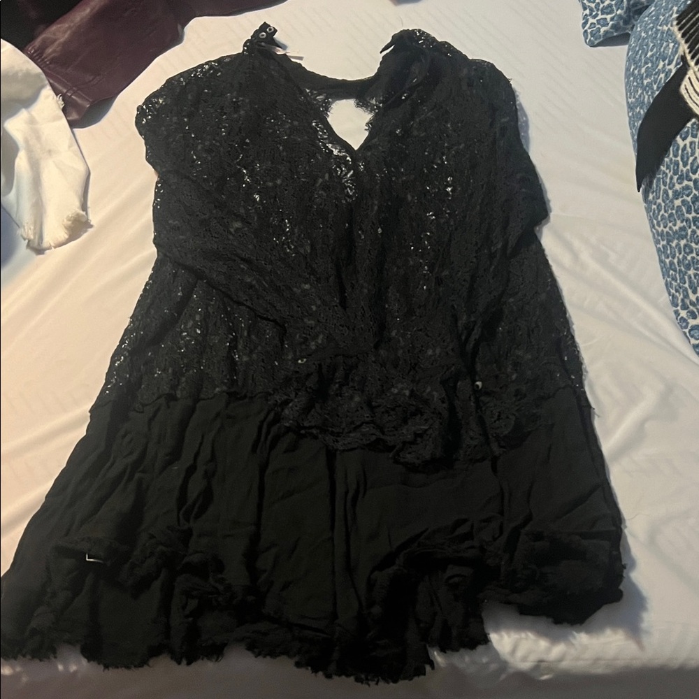 Free People Tell Tale Mini Dress